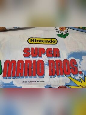 RARE 1988 Nintendo Super Mario Bros. (Twin Sheet Set)